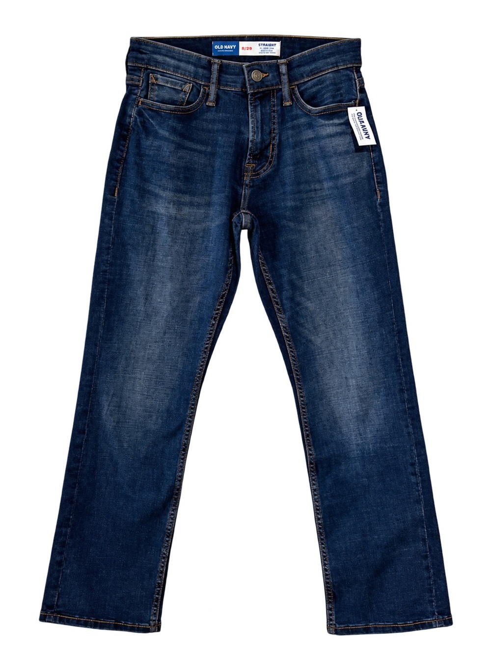Old Navy Men’s 360° Stretch Straight Leg Jeans Dark Wash 26x28 NWT